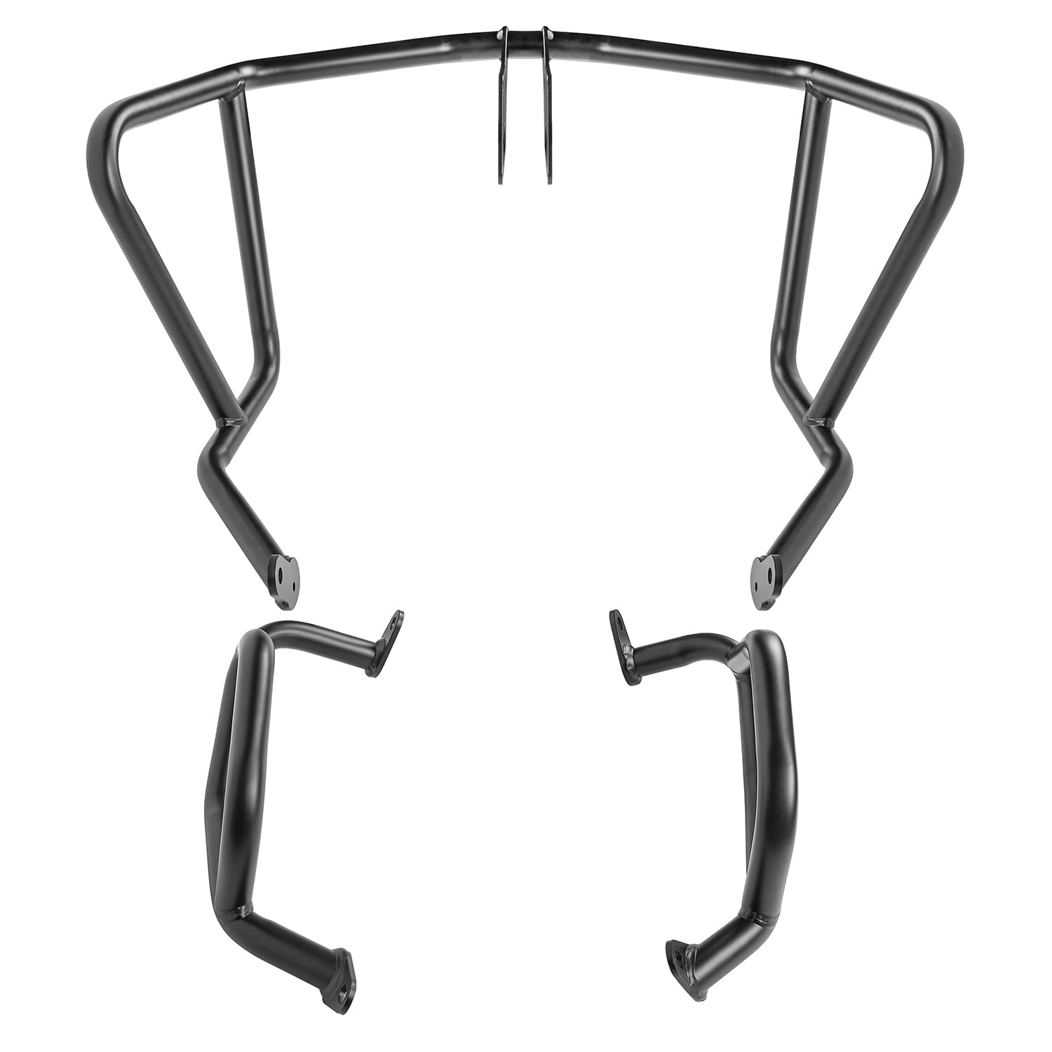 Defensas Protectores para NX500 NX400 NX 500 400 2024 2025 2026 Moto Barra de protección, Negro (un Juego)