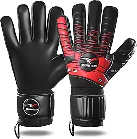 Luva Goleiro Profissional Com Talas Proteção Resistente Grip