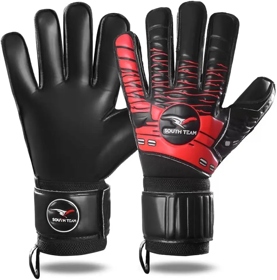 Luva Goleiro Profissional Com Talas Proteção Resistente Grip