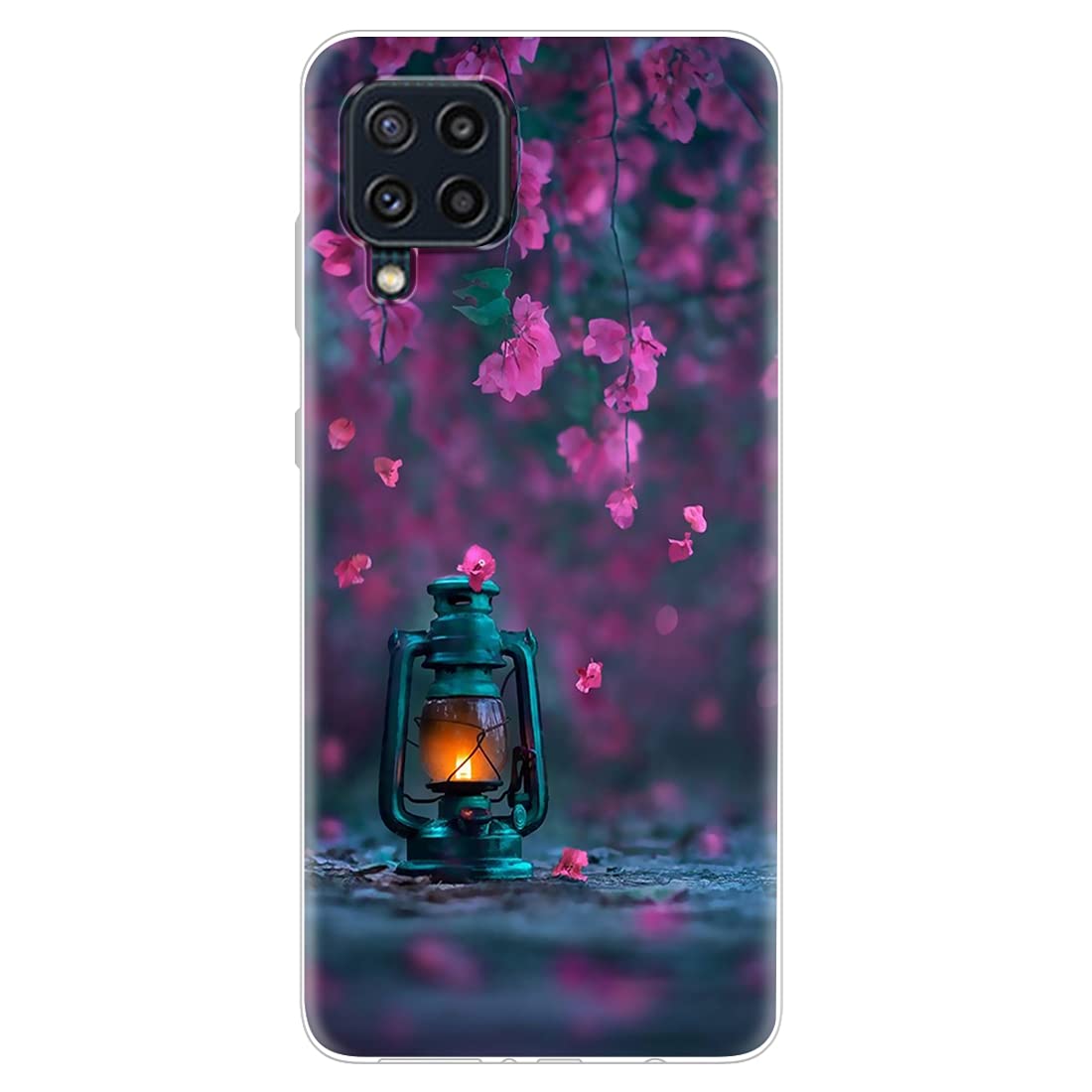 Fashionury Silicone Designer Printed Back Cover & Cases for Samsung Galaxy M32 4G/ Samsung F22 -D094, Multi-Coloured
