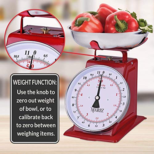 Marliz 11 Lb/ 5Kg Mechanical Food Scale For Kitchen thumb #6