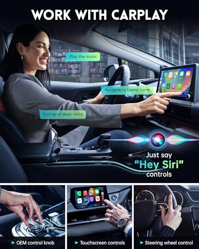 Image of Amzfeel Wireless Carplay Adapter for Apple iPhone, Mini Bluetooth Dongle Convert Factory Wired to Wireless Car Play Plug & Play Auto Connect, Low Latency, GPS for iOS 10+ & Cars 2015+ (Brushed Gery)