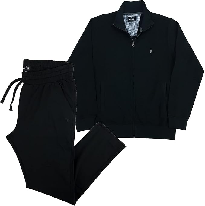 Coveri Tuta Da Uomo Completa Felpata Zip Invernale Taglie Forti XXXL - Foto 4