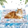 AHYDFSR Tappetino refrigerante per Animali Domestici, Tappetino rinfrescante per Cani e Gatti, Tappetino Refrigerante Gatti Iniezione D'acqua, 40x50cm, M, Grigio