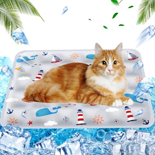 AHYDFSR Tappetino Refrigerante 40x50cm Grigio