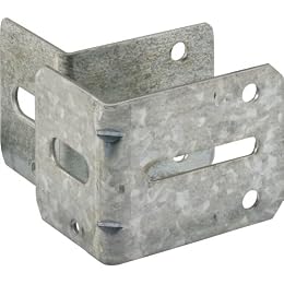 Prime-Line GD 52220 1 Ea. #1 and #3 Heavy Zinc Plated Garage Door Track Brackets with Fasteners (2 Pack)