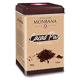 Monbana 100% poudre de cacao 200 g Boîte, 1er Pack (1 x 200 g)