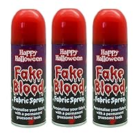 1x 200ml Fake Blood Spray For Halloween Fancy Dress Zombie Vampire Splatter Effect