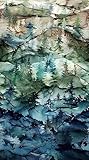 Northcott Northern Peaks Full Width Forest Ombre Blue/Multi, Fabric by The Yard
