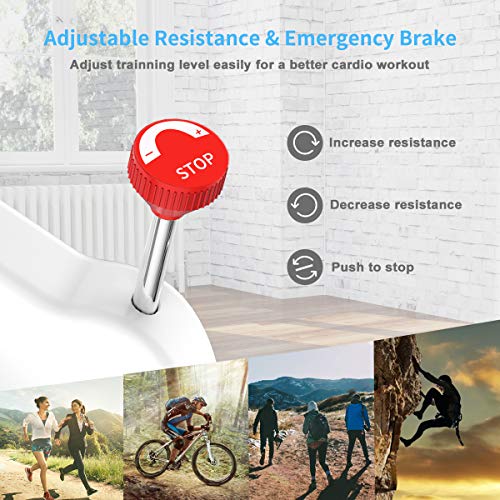 L NOW Indoor Exercise Bike Indoor Cycling Stationary Bike, Belt Drive with Heart Rate, Adjustable Seat and Handlebar, Tablet Holder, Stable Quiet and Smooth for Home Cardio Workout(D600) - Home Fitness Guru L NOW Indoor Exercise Bike Indoor Cycling Stationary Bike, Belt Drive with Heart Rate, Adjustable Seat and Handlebar, Tablet Holder, Stable Quiet and Smooth for Home Cardio Workout(D600) - Image 3