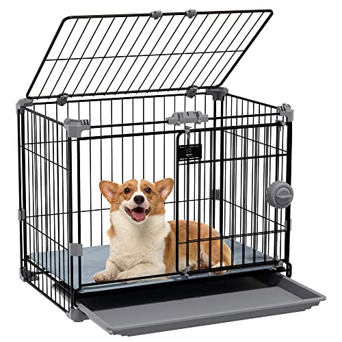 Dog Crate Puppy Kennel Dog Cage Accessories, Grey(Dog Cage not In...