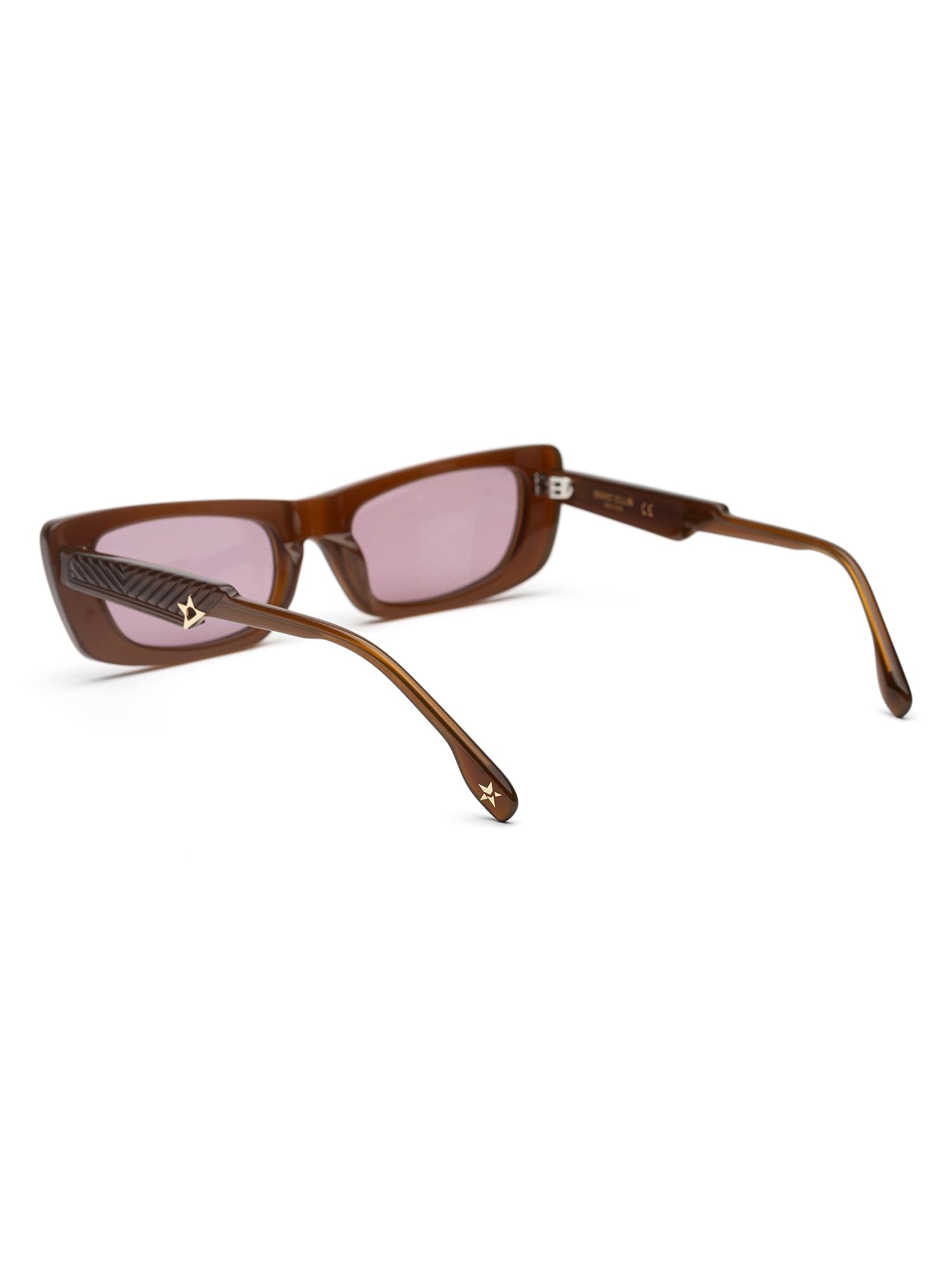 Occhiali da sole donna rettangolari acetato nero con lenti grigie