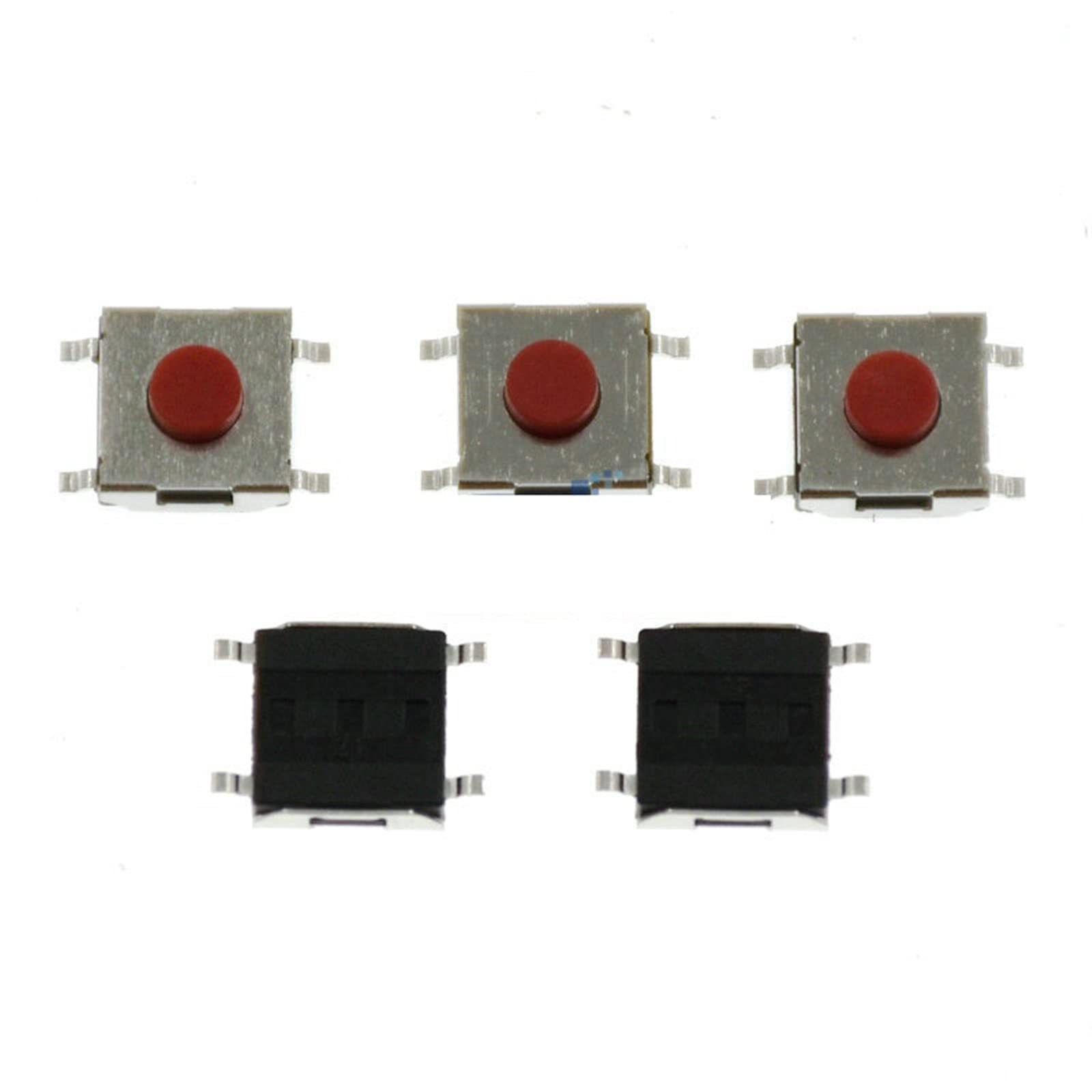 100PCS 6 * 6 * 3.1 mm SMD Switch 4 Pin Touch Micro Switch Interruttori a pulsante Rosso SMD Tact Switch KHzIgRdY