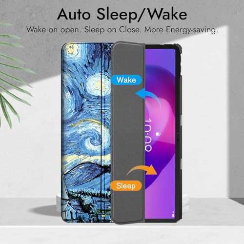 Image of ProElite Cover for Lenovo idea Tab 11 inch 2025 case Cover, Soft Flexible Flip Case Cover for Lenovo idea Tab 11 inch 2025 with Pen Holder [Recoil Series] - Stary Night