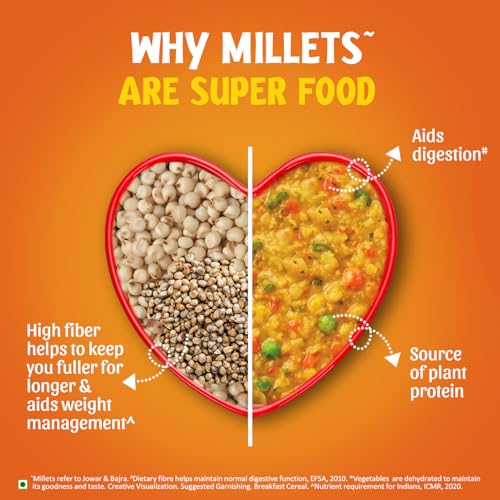 Image of Saffola Masala Millets Masala Delight | Lower in calories, Rich in Fibre | Yummy Millets for Happy Tummy, 35g