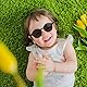 ClcIosis 3 Stück Silikon Baby Sonnenbrille Set, Kindersonnenbrille mit 2 Testkarten, Sonnenbrille Kinder 2 Jahre, Schön und Langlebig Geeignet für Babys im Alter von 0-3 Jahren