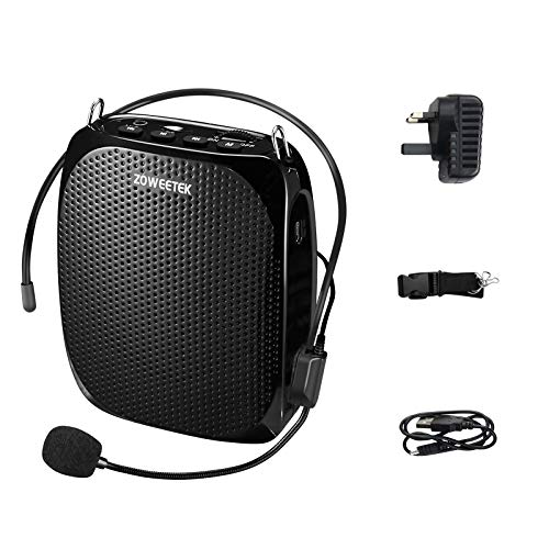 Zoweetek 10W Voice Amplifier with Waistband Microphone