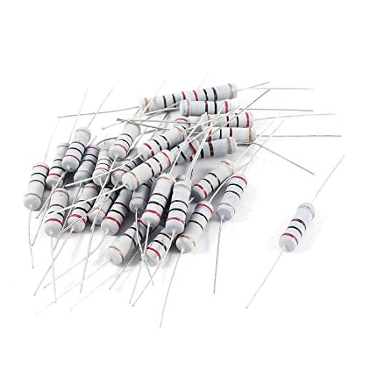 2W 200 Ohm 200R Through Hole Color Ring Carbon Film Resistors 30 Pcs
