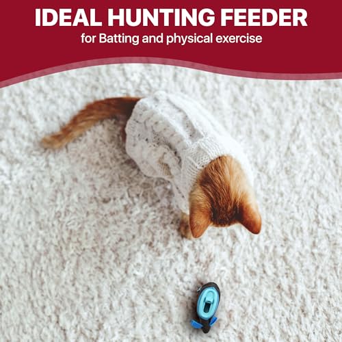 SPOT Doc and Phoebe's Katzenjagd-Snacker, interaktiver Leckerli-Spender für den Innenbereich, fördert natürliche Instinkte zur Jagd, bietet geistige Stimulation, löst Verhaltensprobleme und