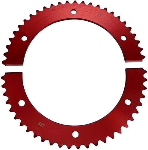 Pit Parts - Piñón dividido - 53 dientes - 35 cadenas