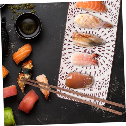 Set de platos de sushi de cerámica estilo japonés miniatura 6