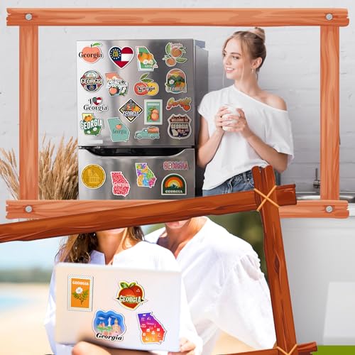 Imanes decorativos para refrigerador Fabbay 25 piezas miniatura 3