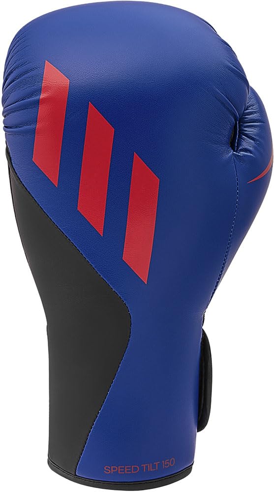adidas Speed TILT 150 - with New Tilt Technology - for Men, Women, Unisex - for Boxing, Punching Bag, Kickboxing, MMA, and Training - (Royal/Met Black/Solar Red, 14oz)