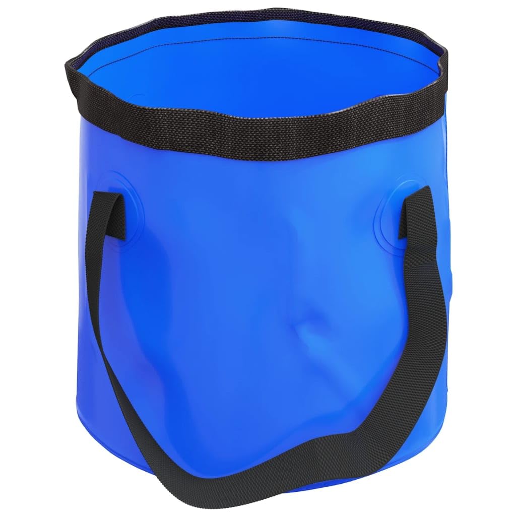 Furniture Select Falteimer 2 Stück blau 30 l PVC