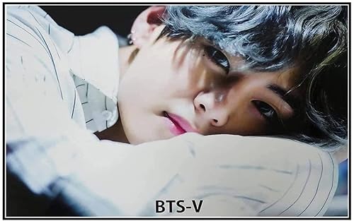 防弹少年团 ダイヤモンドアートツール 5D Diyのダイヤモンド塗装キット ダイアモンドビーズ絵画 刺繍キット 5Dダイヤモンド塗装キット クロスステッチキット 絵画キット 塗装ツール DIY・手作り絵画手芸キット 5D モザイクアート ダイヤモンド塗装 全面貼り付けタイプ 萌え 誕生日 グッズ (v, 30*40cm)