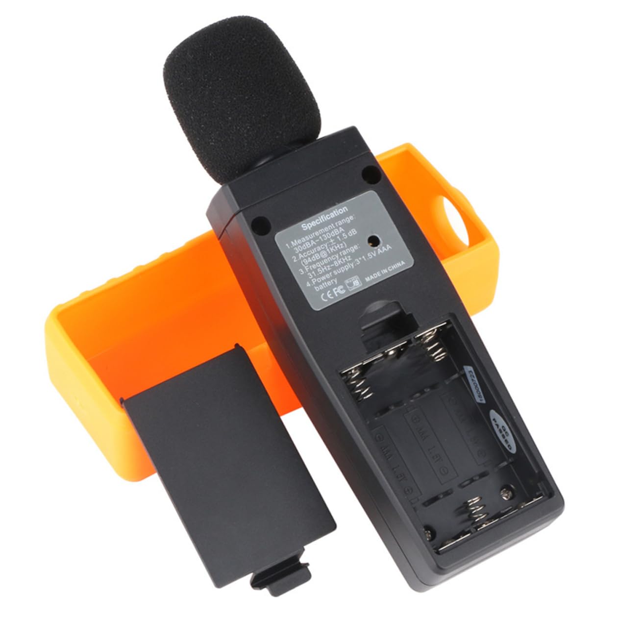 Medidor De Decibelimetro Probador De Ruido Monitor De Sonido Dba Calibrado De Fábrica