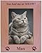 You had me at Meow! - Custom Engraved Wood Picture Frame - Add Your Cats Name (5x7 Vertical)