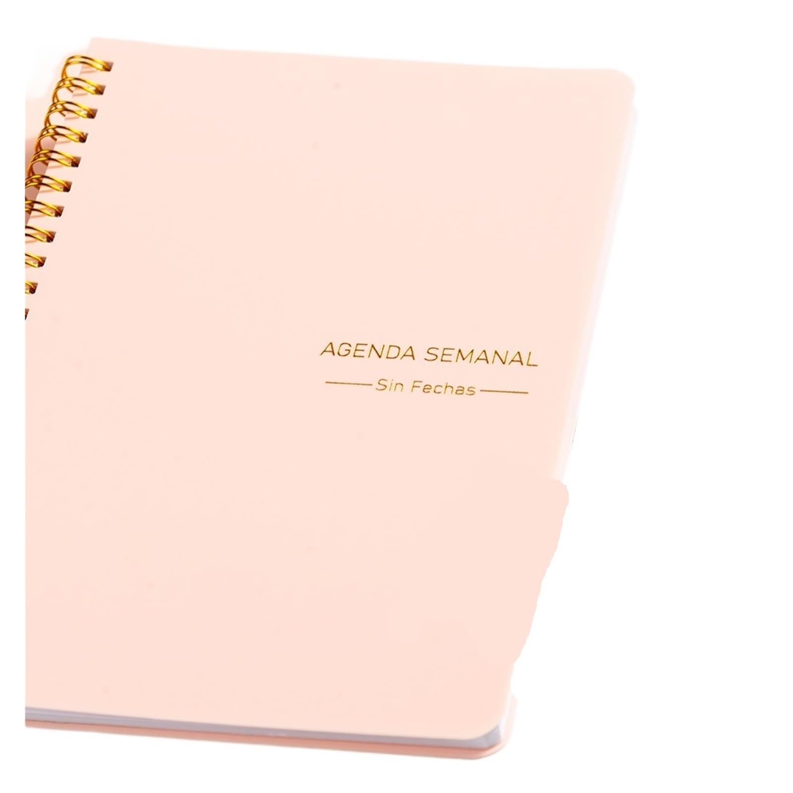 Inspirierendes Notizbuch 2 stücke A5 Agenda Planer Notebook Tagebuch Wöchentlich Planer Ziel Gewohnheit Zeitpläne Journal Notebooks for Schule Schreibwaren Büro(Pink-Spanish)