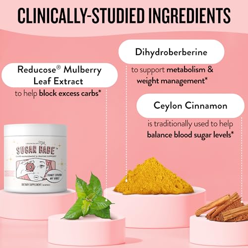 Image of Legendairy Milk Sugar Babe - Combat Cravings & Manage Appetite - Metabolism Support - Carb Management - Dihydroberberine Supplement - 60 Capsules, 1 Month Supply