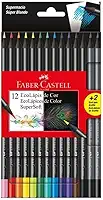 Lápis de Cor, Faber-Castell, EcoLápis Supersoft, 120712SOFT+2, 12 Cores + 2 Grafite