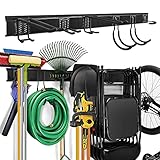 Magacyo 48 Inches Garage Storage System Tool Hangers - All Metal Tool Storage Rack - 6 Hooks Garage...