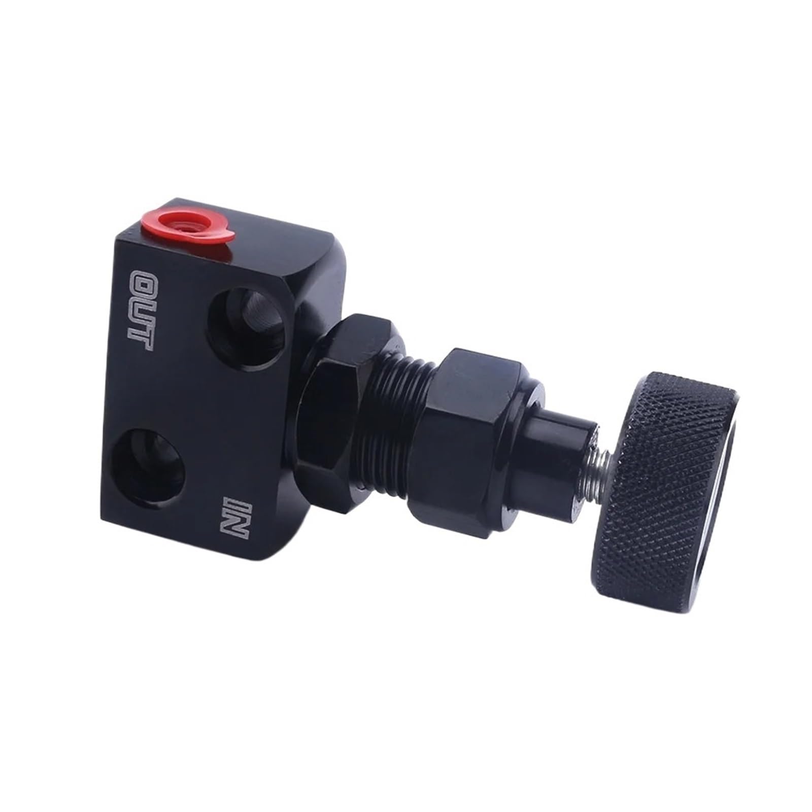 Valve de proportion de frein réglable noire pour corriger le blocage arrière en courbe