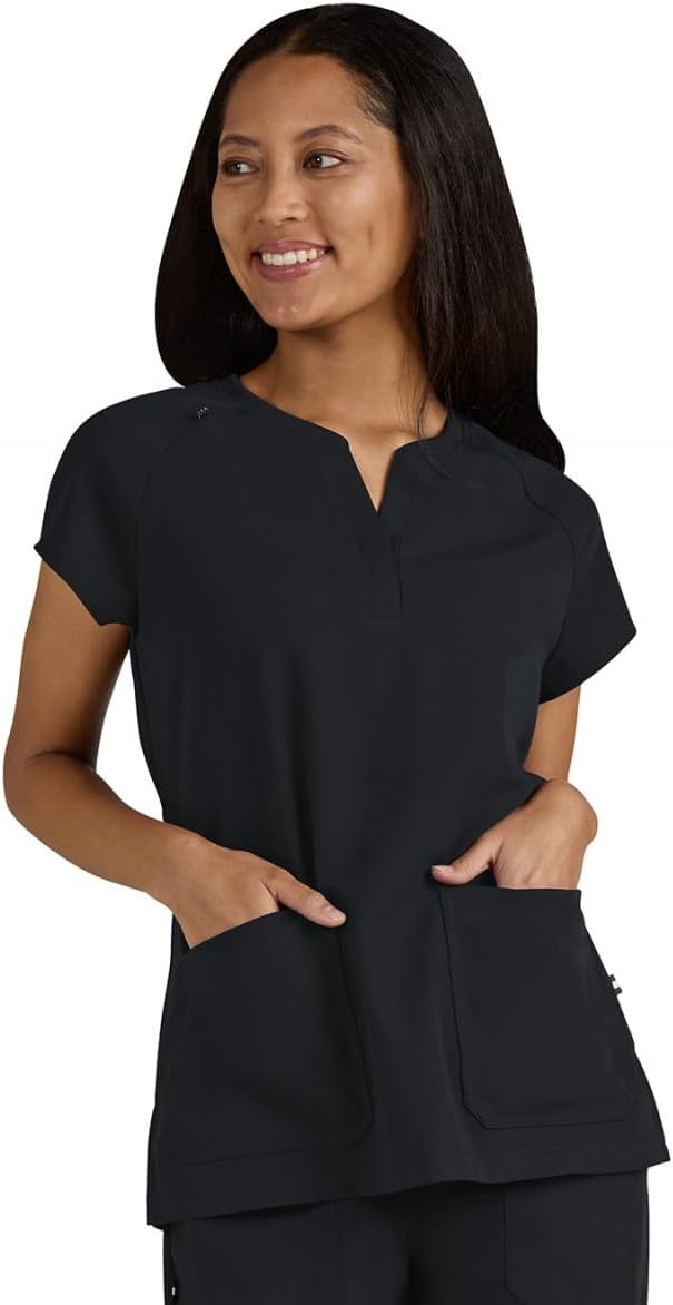 KOI Next Gen We Have Heart Women's 3-Pocket Scrub Top