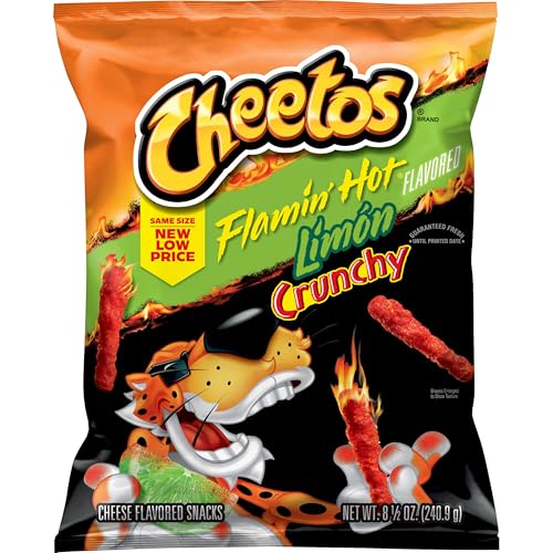 Cheetos Cheese Snacks, Flamin Hot Limon, 8.5 oz