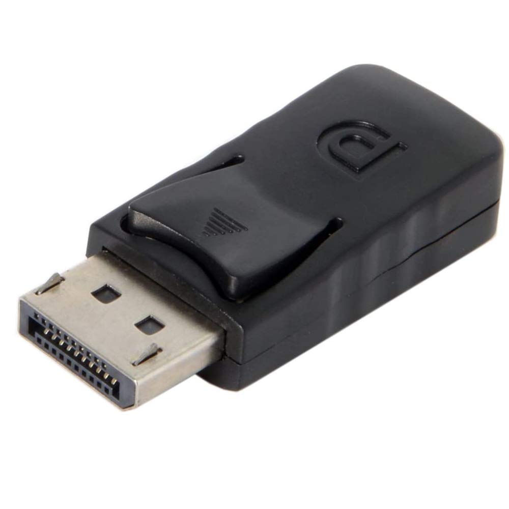 Adapter DisplayPort na Mini DisplayPort, DP na Mini DP | Wtyczka DP do gniazda Mini-DP, konwerter męski na żeński do komputera, karty graficznej, monitora i Thunderbolt 1/2, czarny