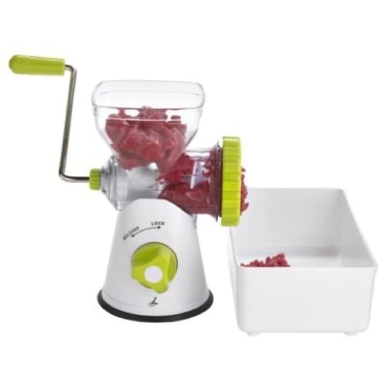 Lakeland Manual Meat Mincer and Sausage Maker Machine, 22cm Height, Multicolor