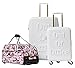 Macbeth Out of Office 3 Piece Nested Luggage Set, White