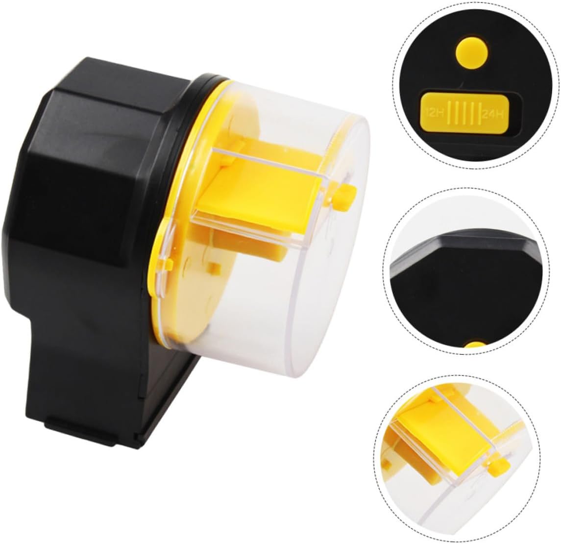 Abaodam Automatic Goldfish Feeder with Adjustable Timer Large-Capacity Feeding Tank Vacation Fish Feeder for Aquarium Tanks