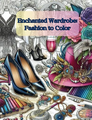 Enchanted Wardrobe: Fashion to Color (Italian Edition)