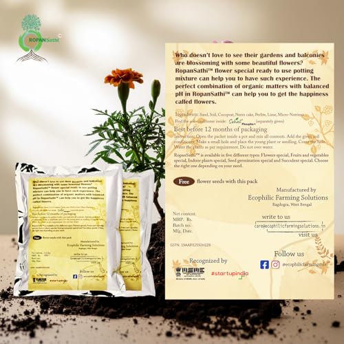 Image of Ropansathi Potting Mix for Flowering Plants- 10 kg