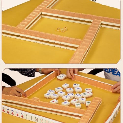 Set de Mahjong Chino 144 Piezas con Fichas Acrílicas 38mm miniatura 4