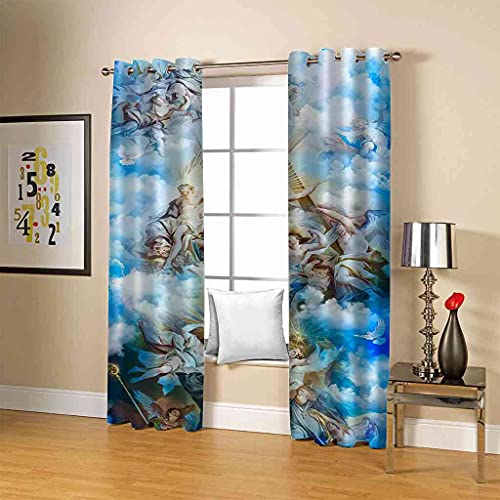 Rideau occultant ciel 3d isolant pour mieux dormir en chambre
