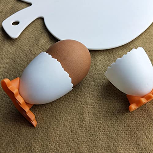 Eierbecher Set - Spaß Cartoon Eierhalter | Klassische Hühnerfüße Eierschale Für Frühstückstisch Dekoration Gekochtes EGS -Servieren Und Kindergenuss Kindermahlzeiten – Bild 7