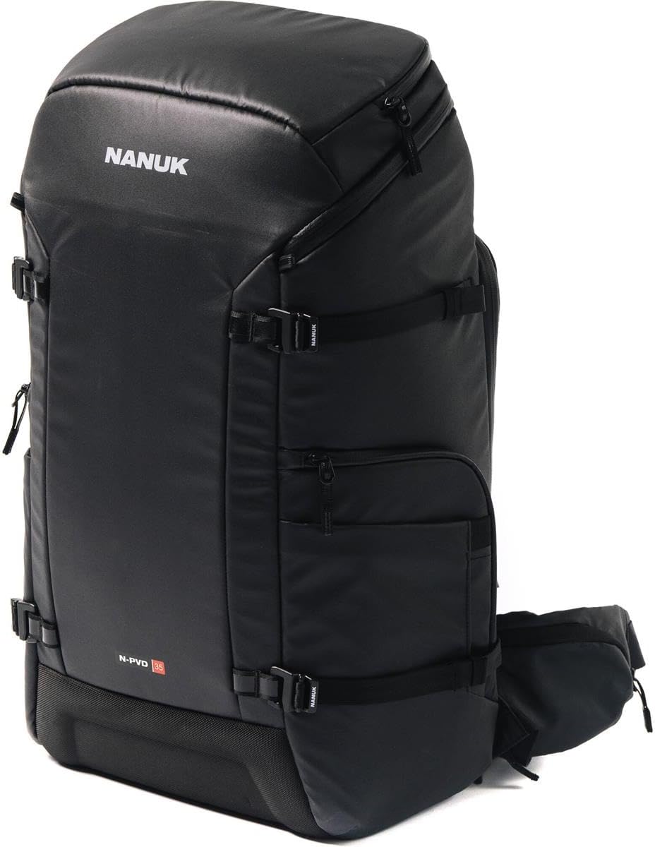 NANUK N-PVD 15L Camera Messenger Bag for Photographers – Lightweight & Hightly Water Resistant – Hardshell Design Fits 1 Camera Body, 2 Lenses, Drone, Tripod, 16″ Laptop, & More