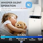 Whynter Inverter Portable Air Conditioner 14,000 BTU with Dual Hose, Dehumidifier, Cooling Fan & Smart Wi-Fi for 600 Sq Ft Rooms, NEX ARC-1230WN (12,000 SACC), White - Image 3