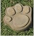 Small Dog Cat Paw Print 7 in Plastic Craft Mold to Make into Concrete Cement Stepping Stones 1018